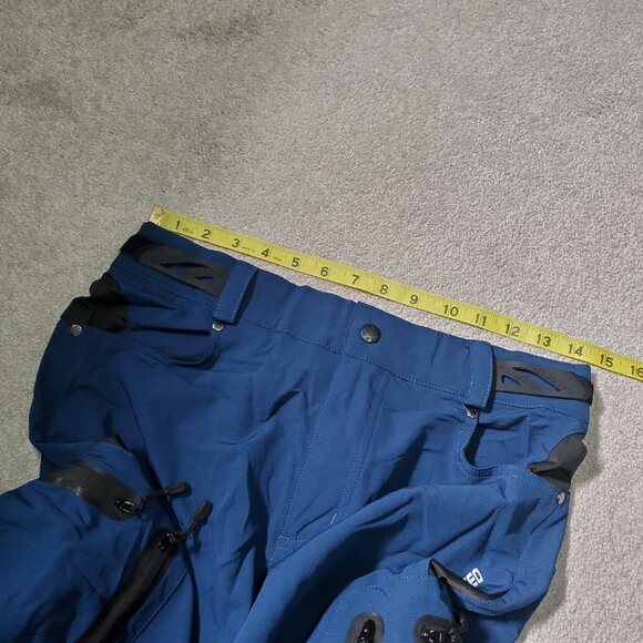 ARSUXEO Mountain Biking MTB 12.5" Cargo Shorts Cycling Stretch Navy Men's Small - Picture 12 of 15